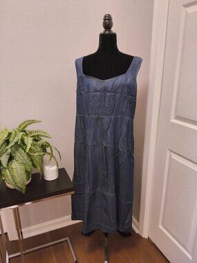 Curations x Debbie Denman Denim Dress . Size XL